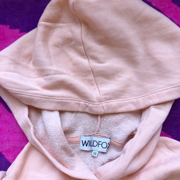 Wildfox Jungle Cat 🐆 Angel Hoodie Dress XS - Picture 5 of 6